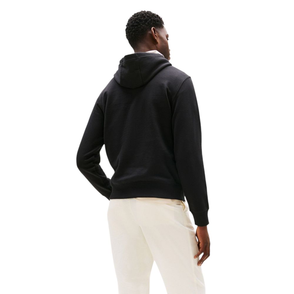 Tommy Hilfiger Black Recycled Cotton Hoodie | Regal Royce