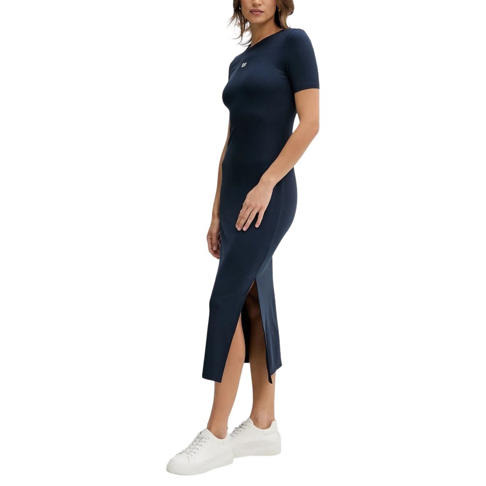 Calvin Klein Jeans Blue Modal Long Dress | Regal Royce