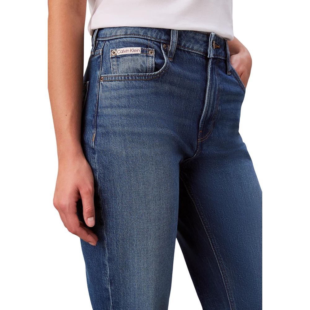 Calvin Klein Jeans Blue Cotton Mom Jeans | Regal Royce
