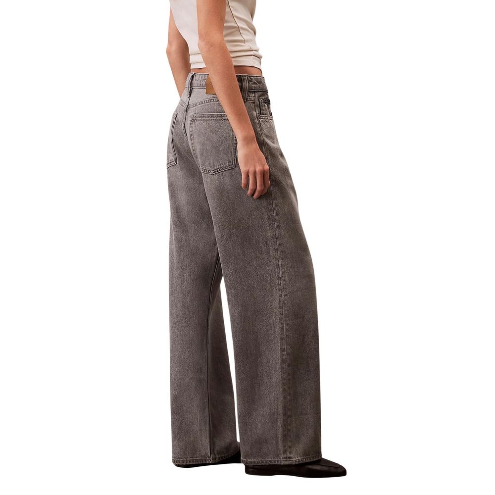Calvin Klein Jeans Gray Cotton Boyfriend Jeans | Regal Royce
