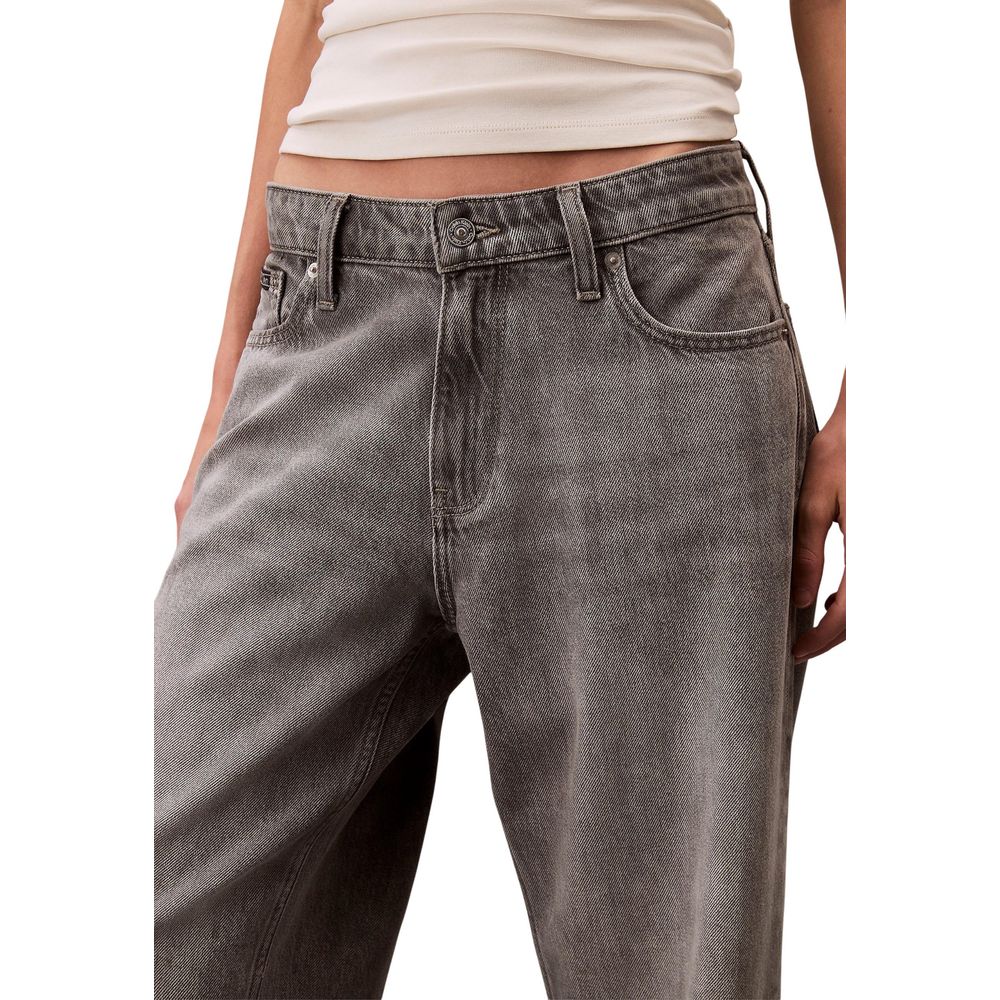 Calvin Klein Jeans Gray Cotton Boyfriend Jeans | Regal Royce