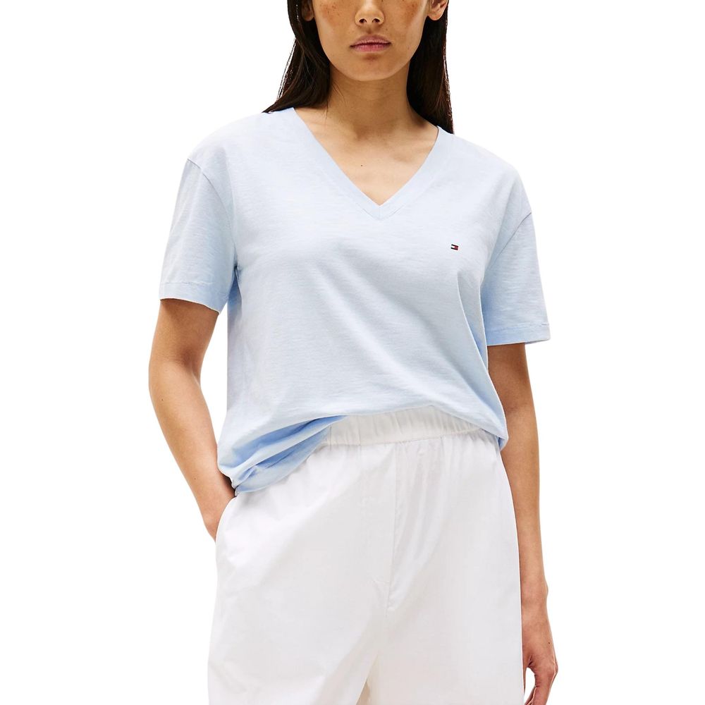Tommy Hilfiger Blue Organic Cotton T-Shirt | Regal Royce