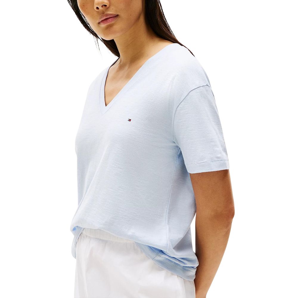 Tommy Hilfiger Blue Organic Cotton T-Shirt | Regal Royce
