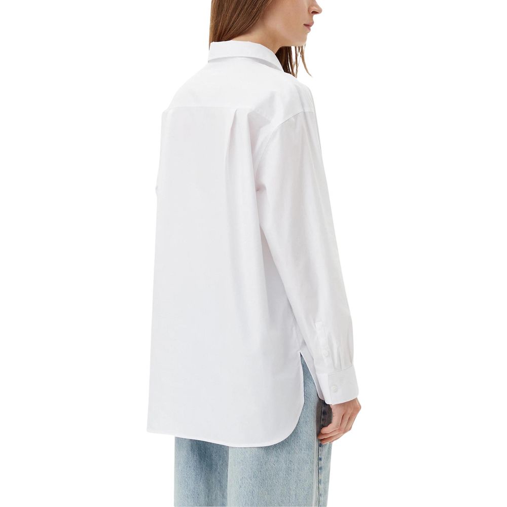 Calvin Klein Jeans White Cotton Blouse | Regal Royce