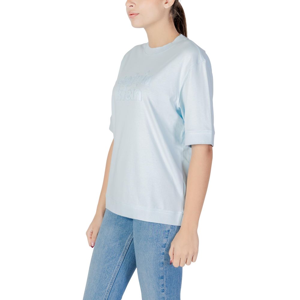 Calvin Klein Jeans Blue Cotton T-Shirt | Regal Royce