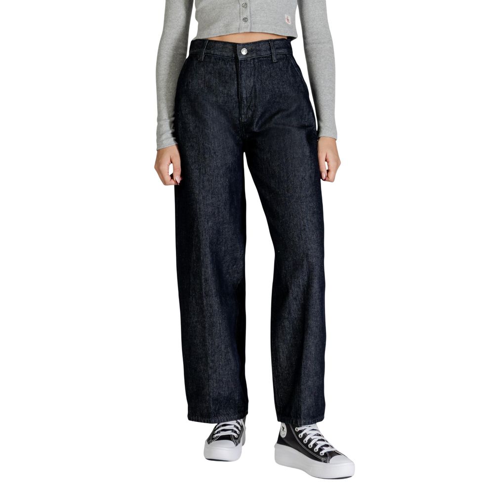 Calvin Klein Jeans Blue Cotton Bootcut Jeans | Regal Royce