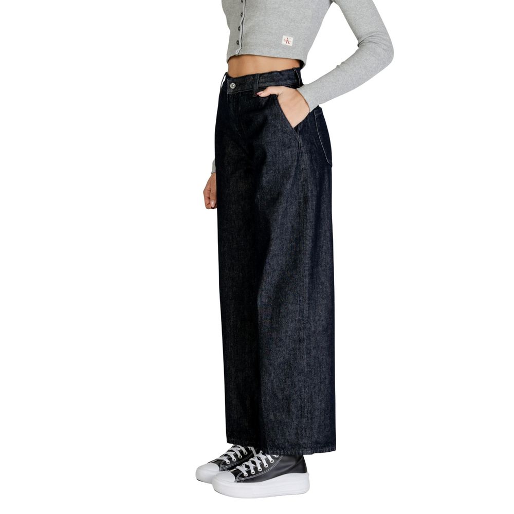 Calvin Klein Jeans Blue Cotton Bootcut Jeans | Regal Royce