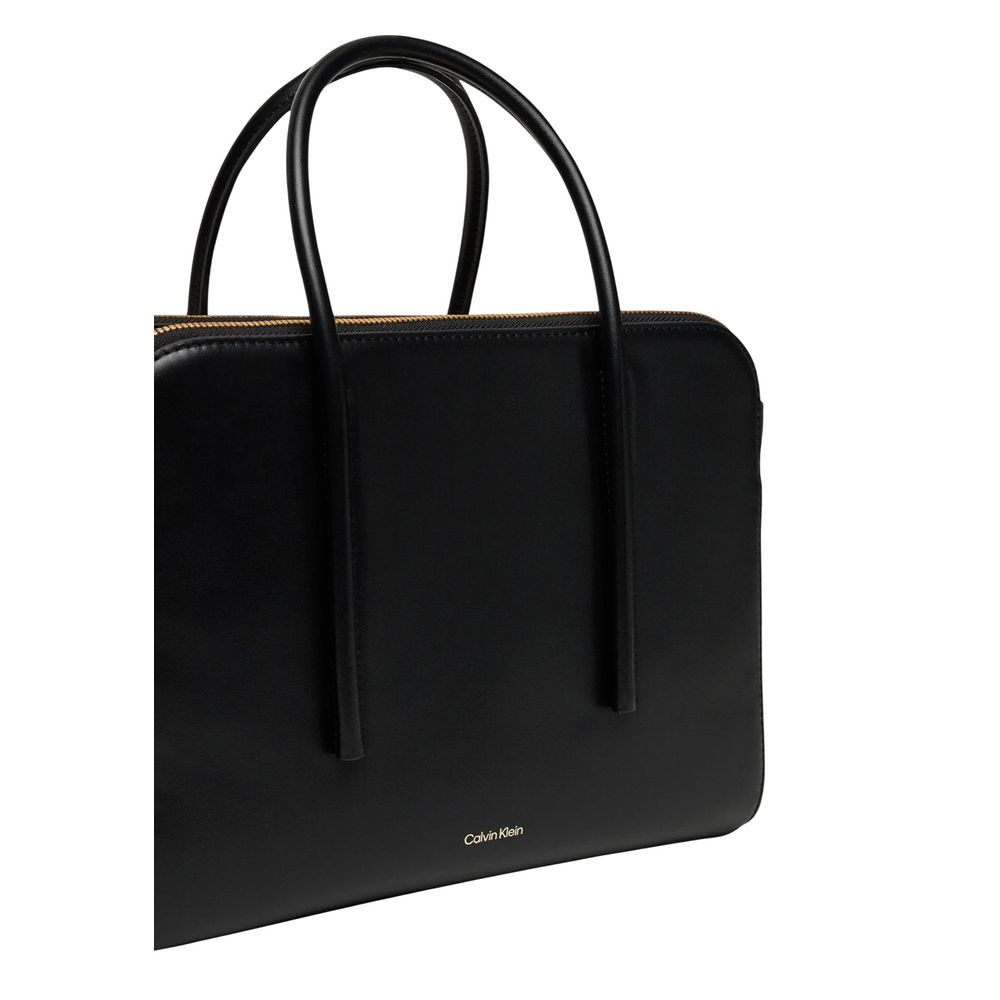 Calvin Klein Black Leather Handbag | Regal Royce