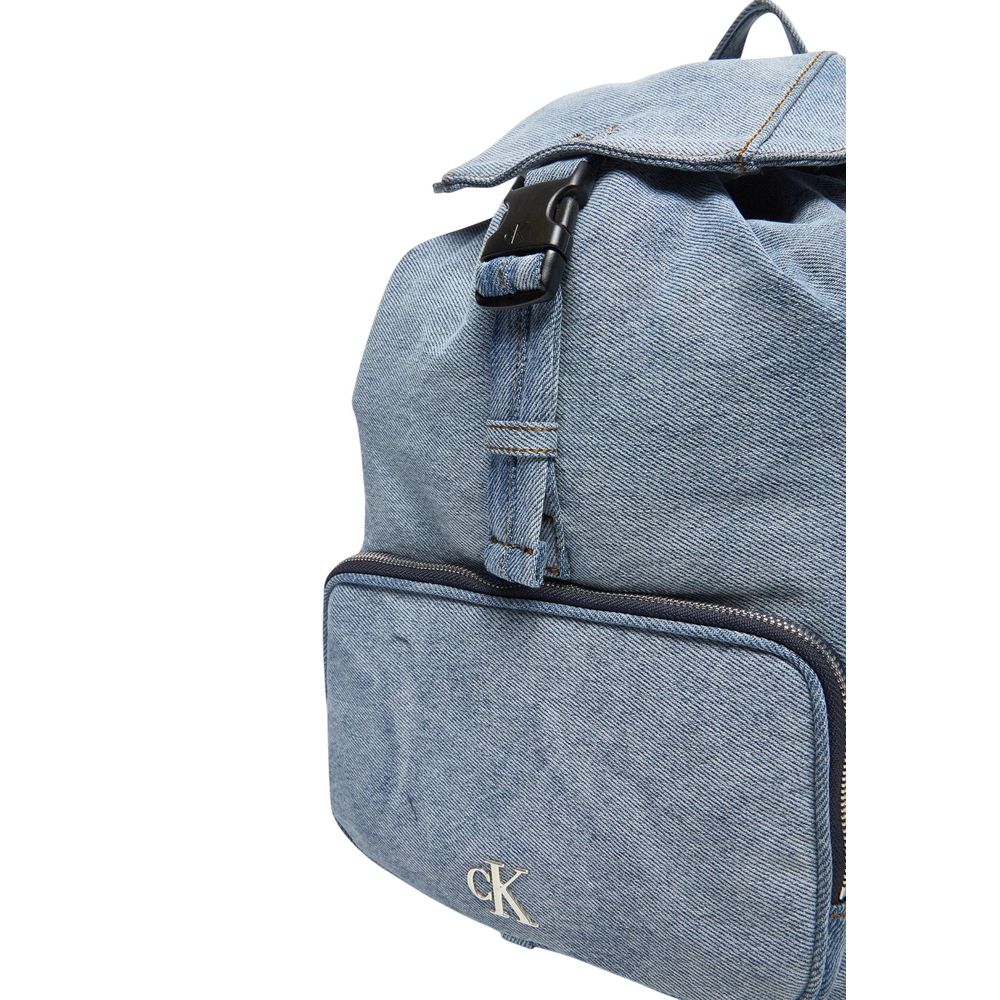 Calvin Klein Blue Cotton Backpack | Regal Royce