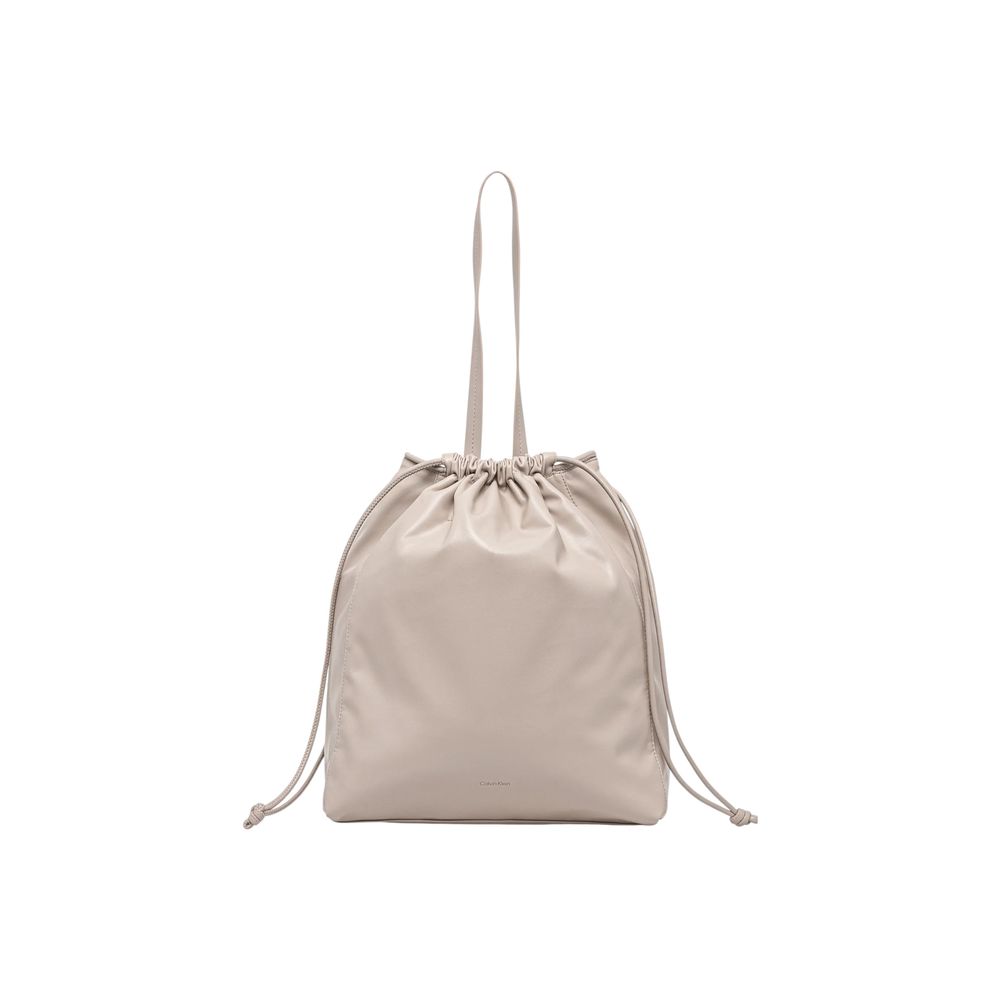 Calvin Klein Beige Polyethylene Handbag | Regal Royce