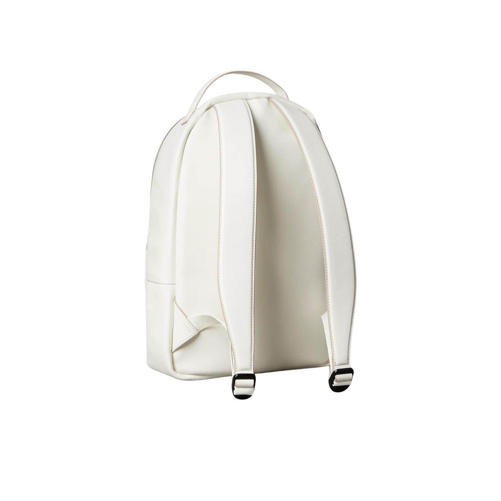 Calvin Klein White Polyethylene Backpack | Regal Royce