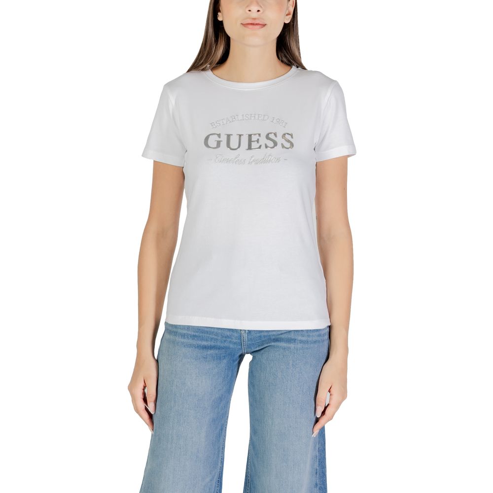 Guess Active White Cotton Sportswear | Regal Royce