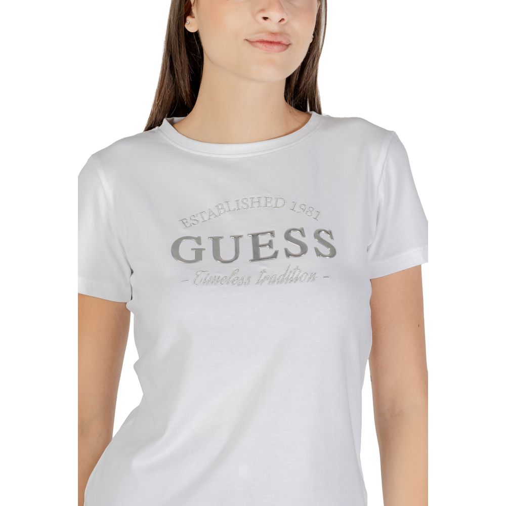 Guess Active White Cotton Sportswear | Regal Royce
