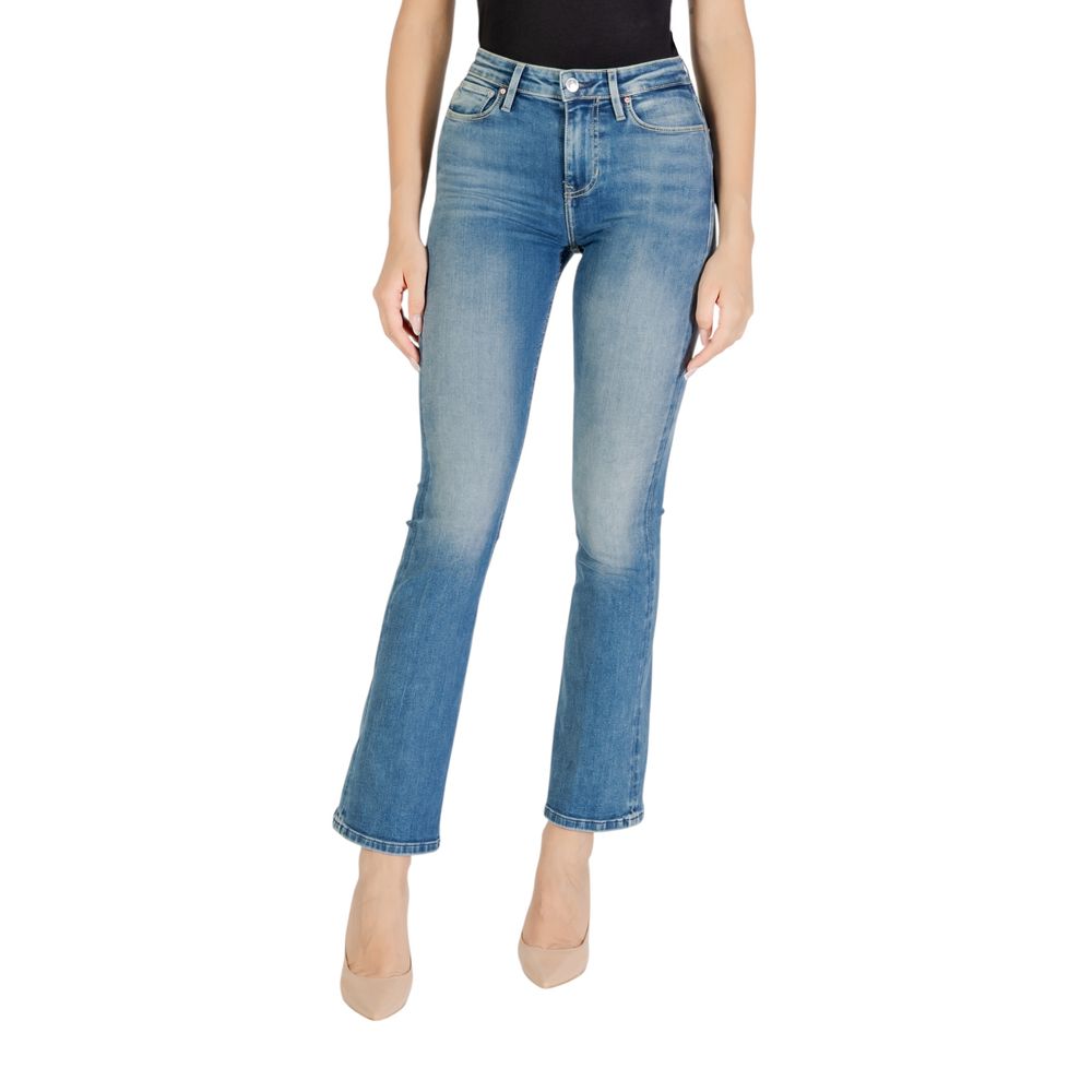 Guess Blue Cotton Bootcut Jeans | Regal Royce