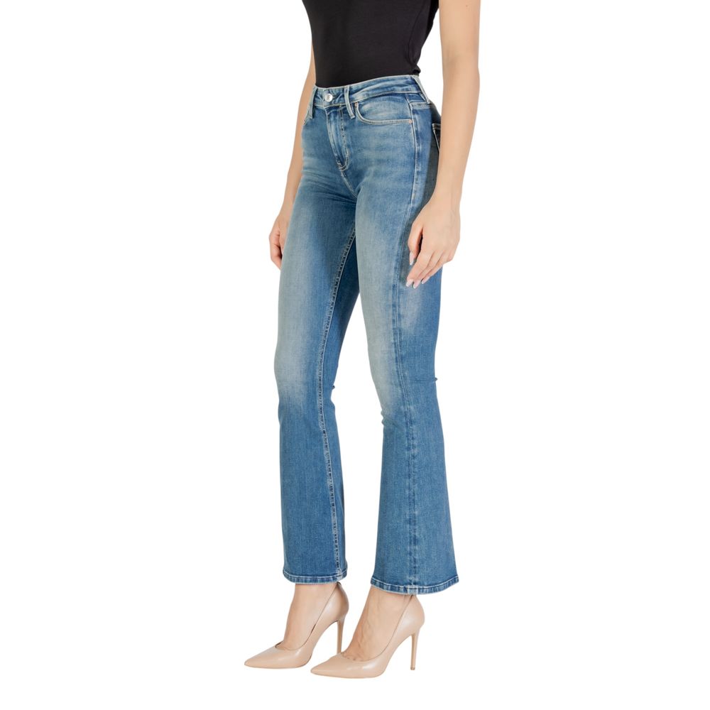 Guess Blue Cotton Bootcut Jeans | Regal Royce