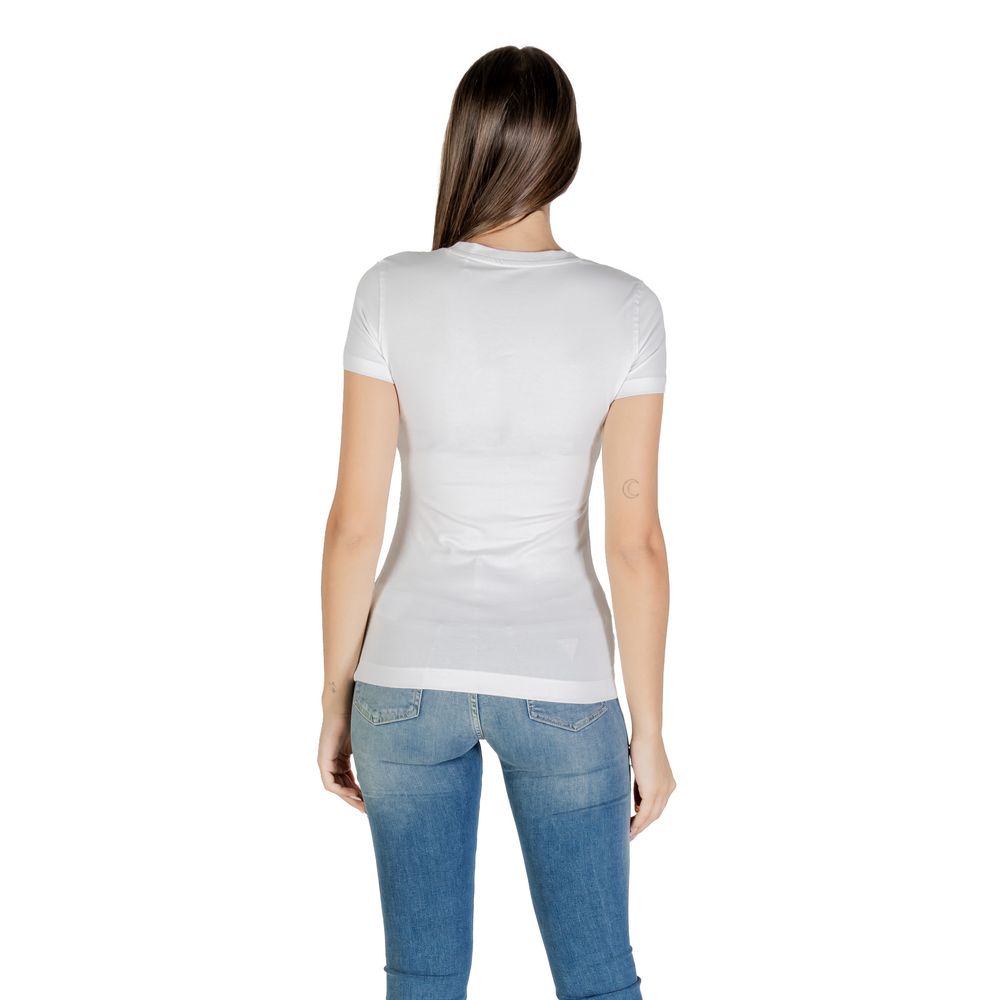 Guess White Cotton T-Shirt | Regal Royce