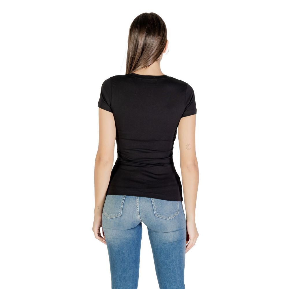 Guess Black Cotton T-Shirt | Regal Royce