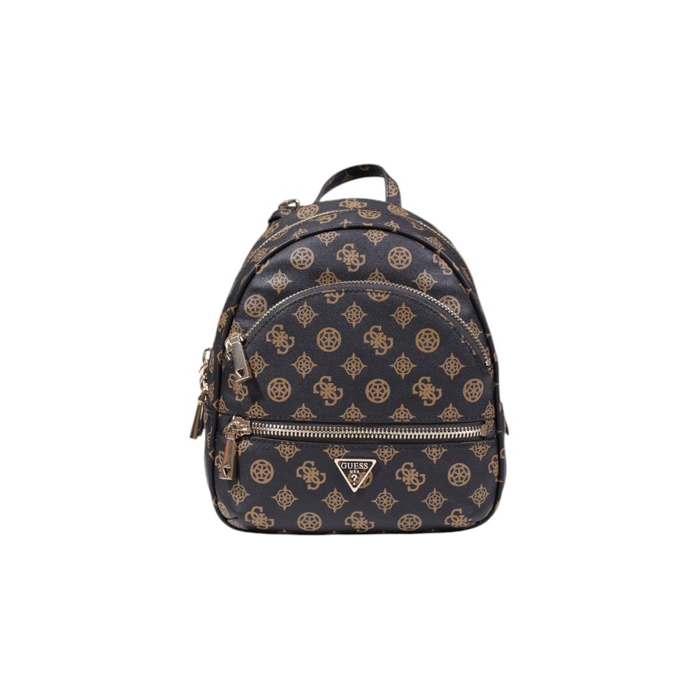 Guess Brown Polyethylene Backpack | Regal Royce