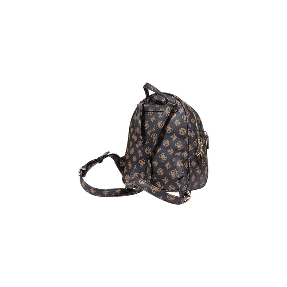 Guess Brown Polyethylene Backpack | Regal Royce