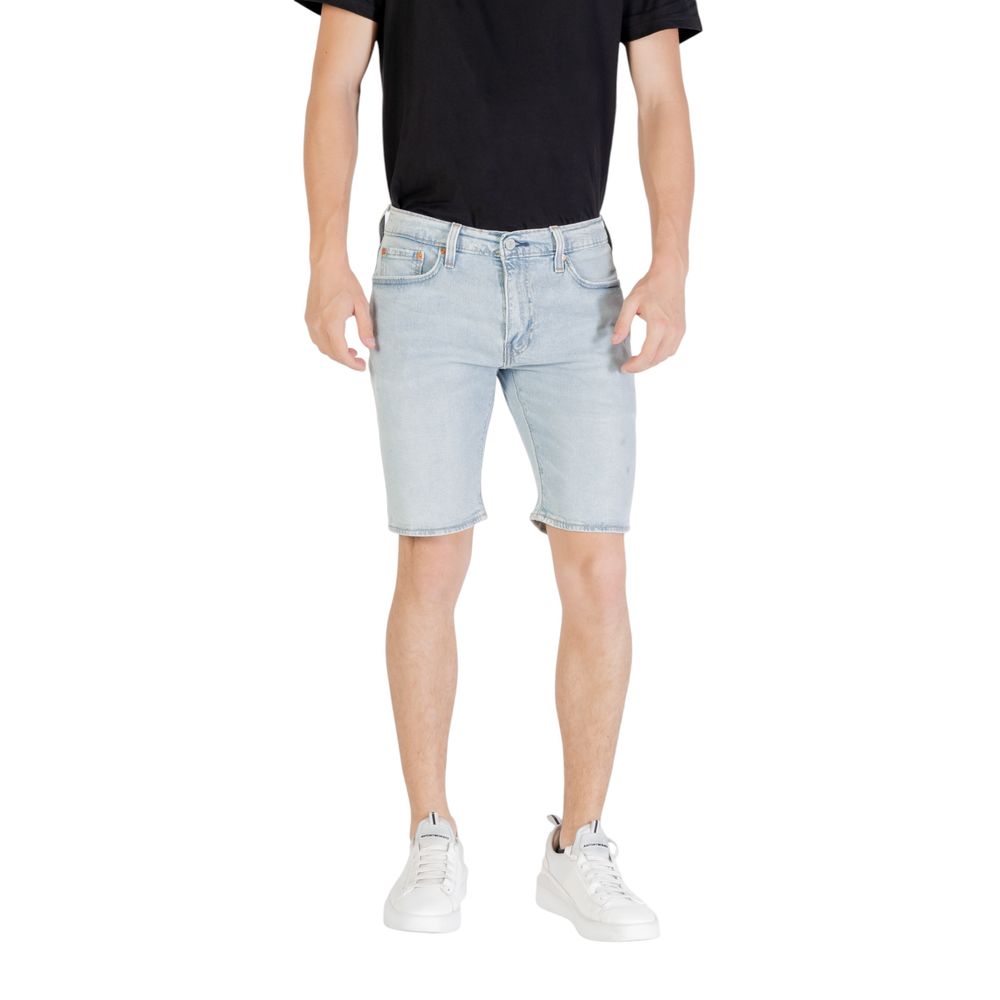 Levi's Light Blue Cotton Bermuda Shorts | Regal Royce