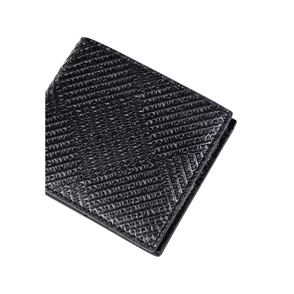 Armani Exchange Black Leather Wallet | Regal Royce