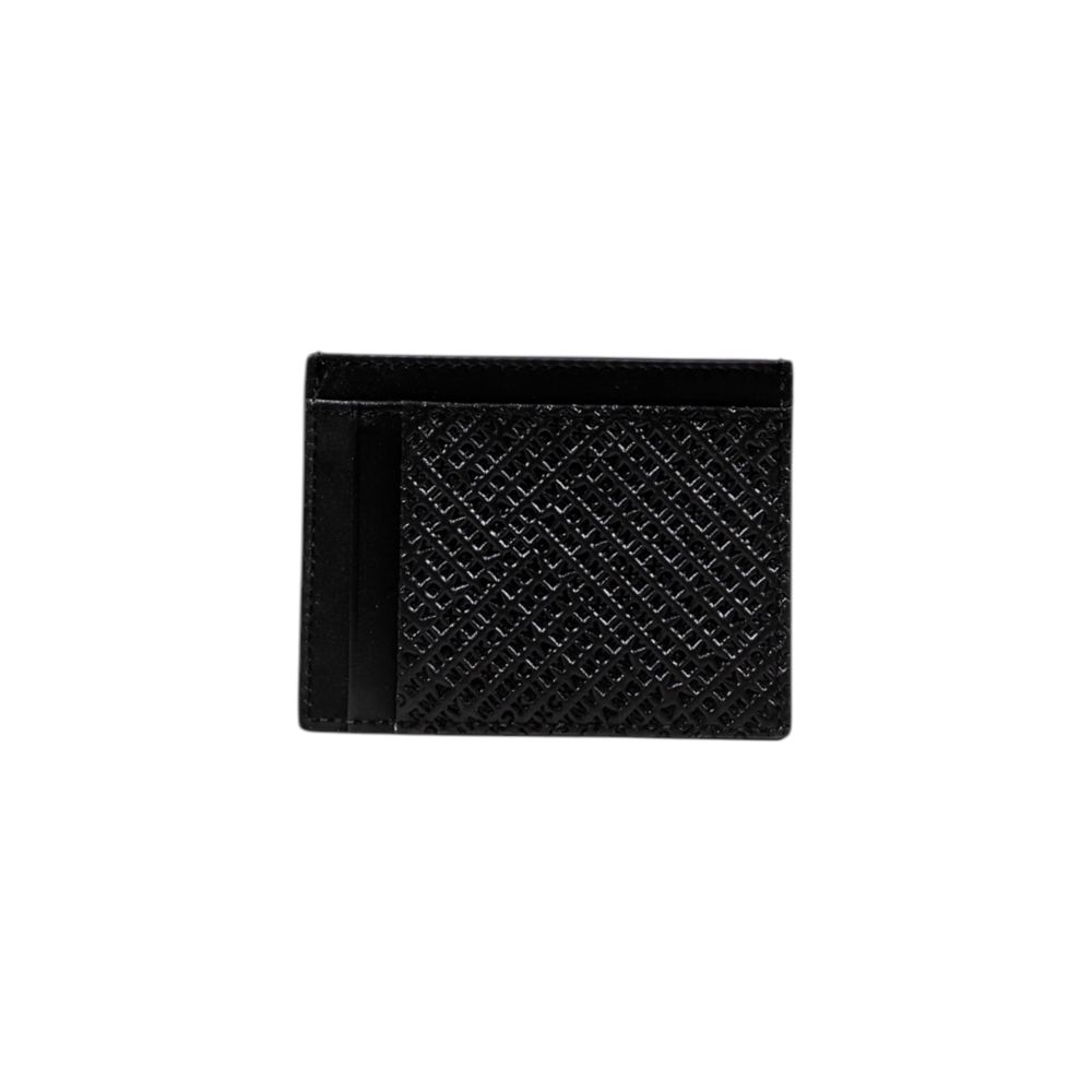 Armani Exchange Black Leather Cardholder | Regal Royce