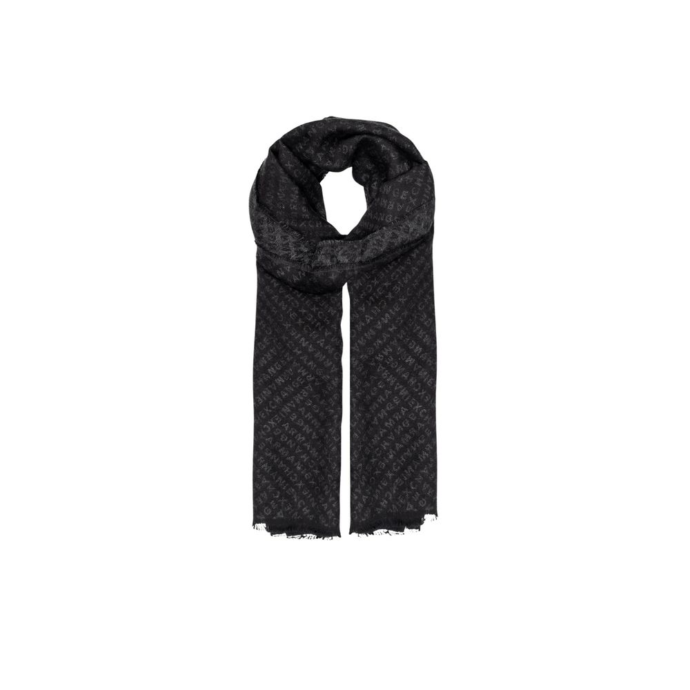 Armani Exchange Black Viscose Scarf | Regal Royce
