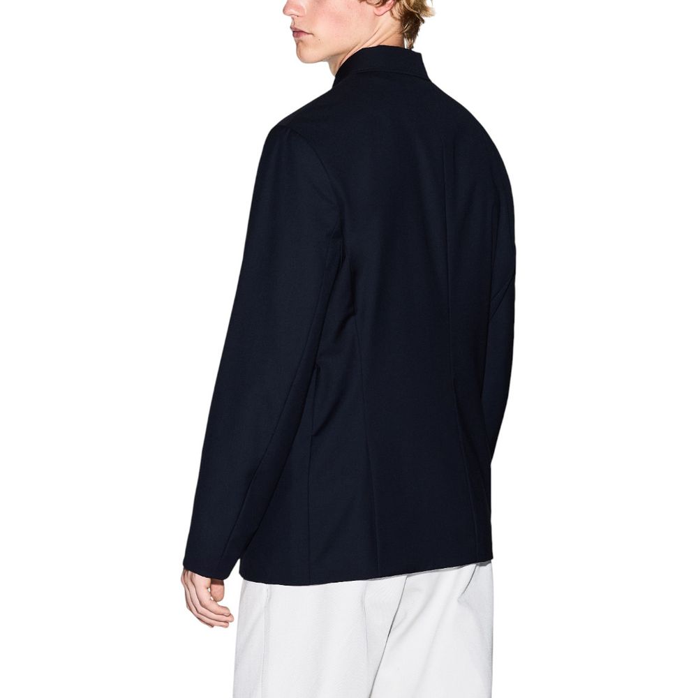 Armani Exchange Black Polyester Blazer | Regal Royce