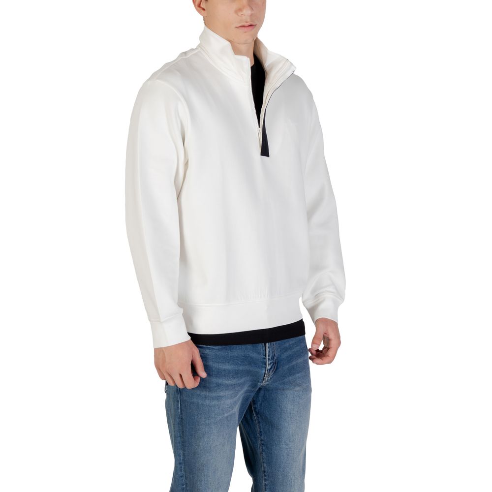 Armani Exchange Cream Cotton Sweatshirt | Regal Royce