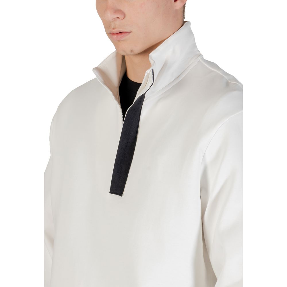 Armani Exchange Cream Cotton Sweatshirt | Regal Royce