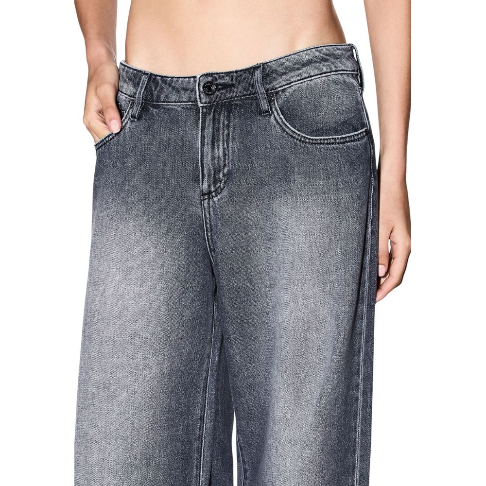 Armani Exchange Gray Cotton Relaxed Fit Jeans | Regal Royce