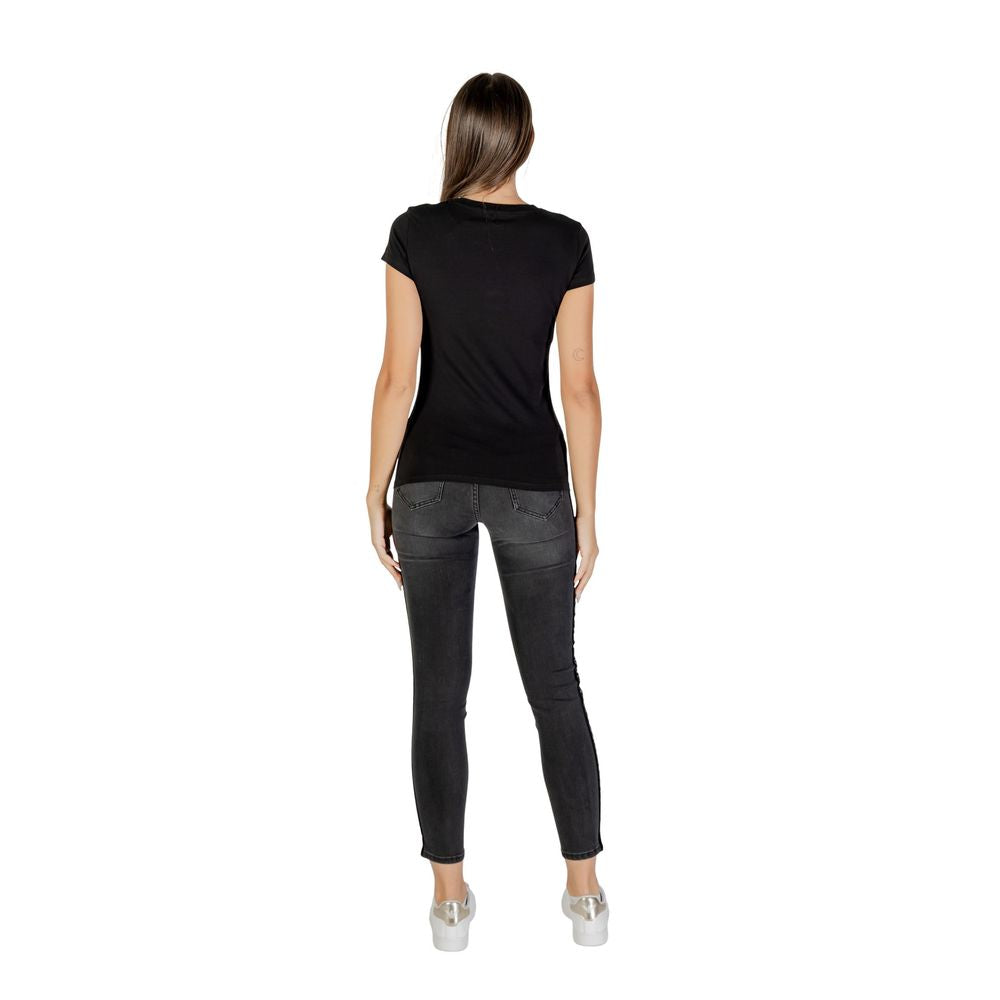 Armani Exchange Black Cotton T-Shirt | Regal Royce