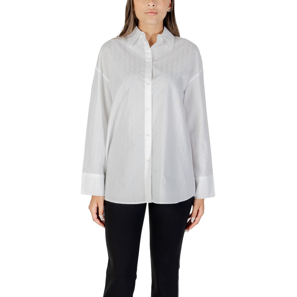 Armani Exchange White Cotton Blouse | Regal Royce