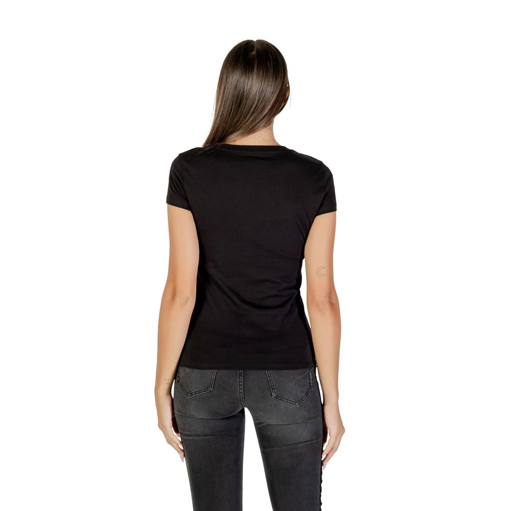 Armani Exchange Black Cotton T-Shirt | Regal Royce