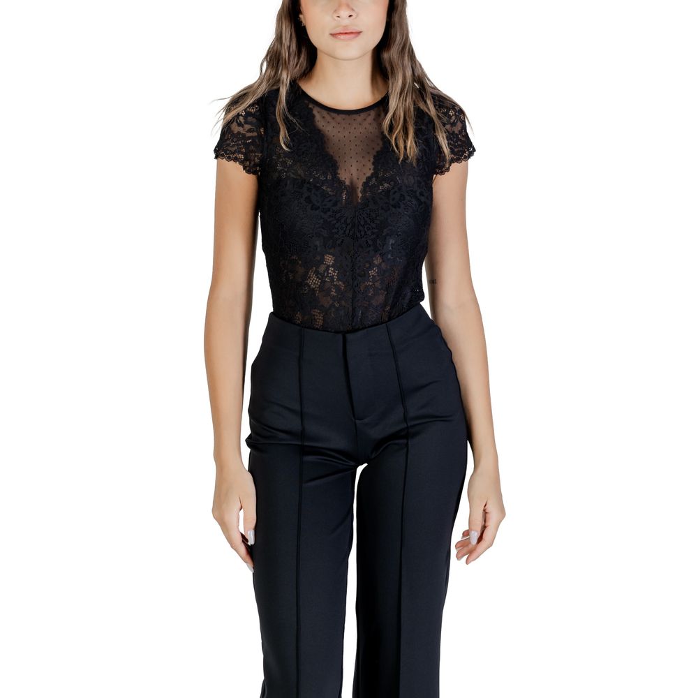 Morgan De Toi Black Polyamide Bodysuit | Regal Royce