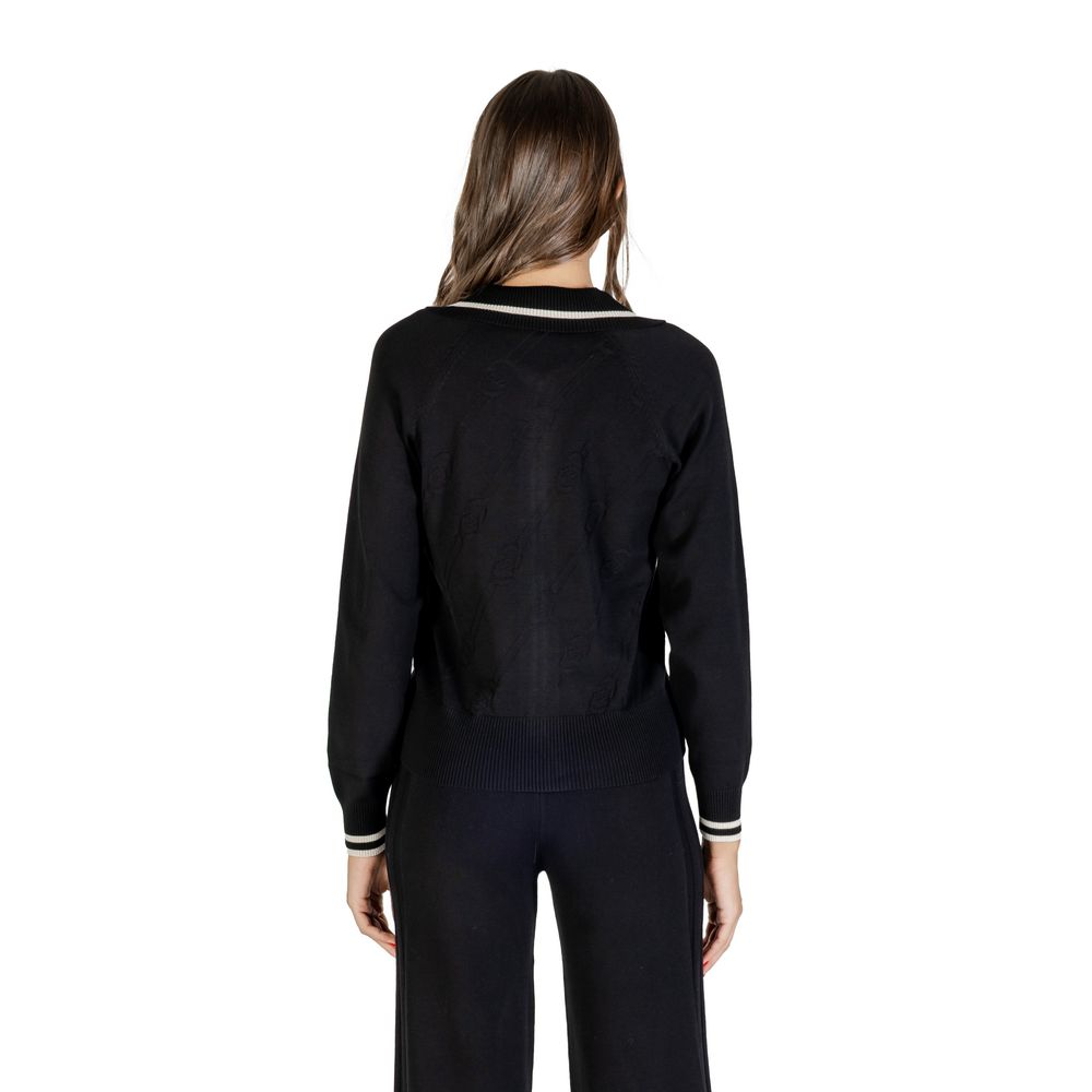 Liu Jo Black And White Viscose Cardigan | Regal Royce