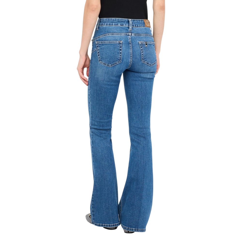 Liu Jo Blue Cotton Bootcut Jeans | Regal Royce