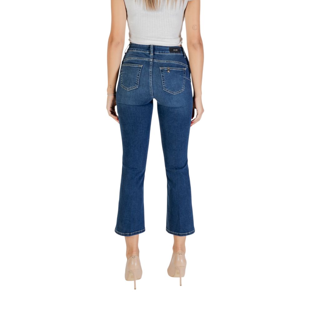 Liu Jo Blue Cotton Bootcut Jeans | Regal Royce