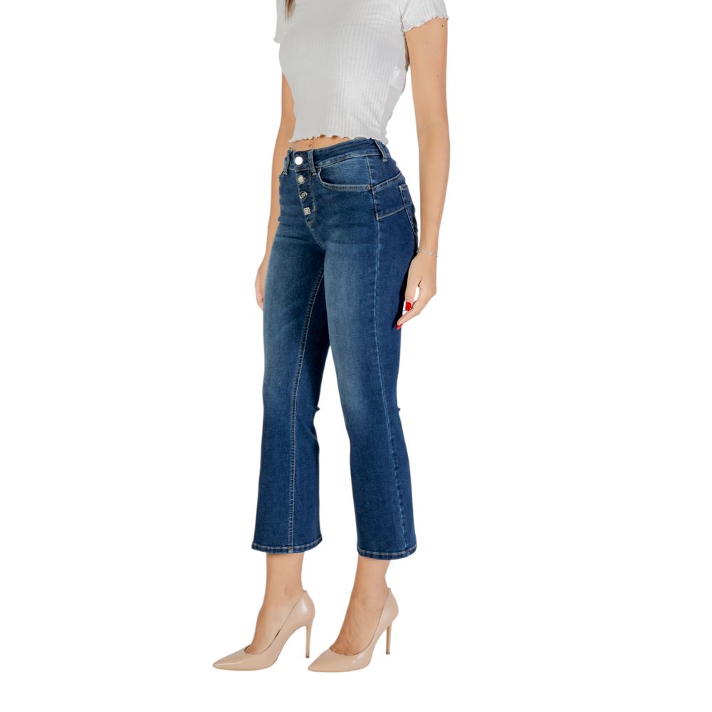 Liu Jo Blue Cotton Bootcut Jeans | Regal Royce