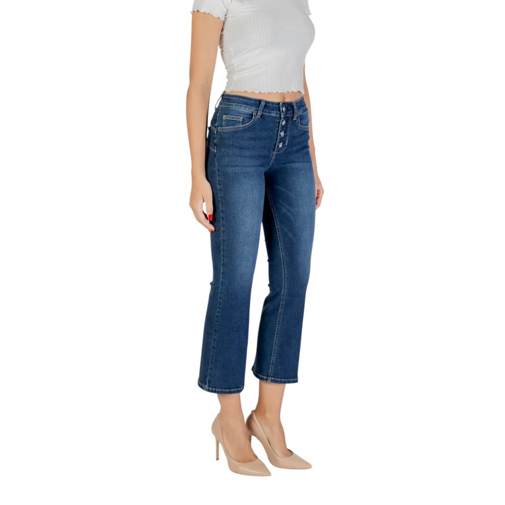 Liu Jo Blue Cotton Bootcut Jeans | Regal Royce