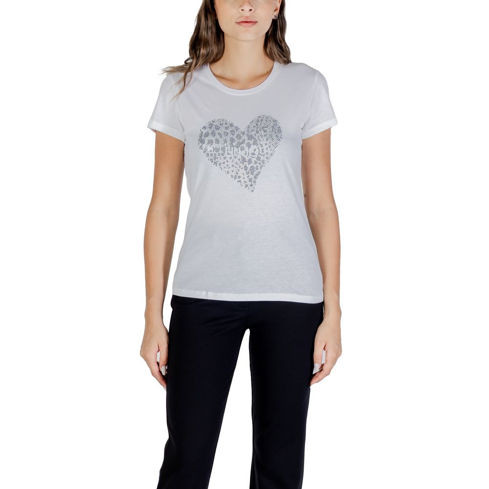 Liu Jo White Cotton T-Shirt | Regal Royce