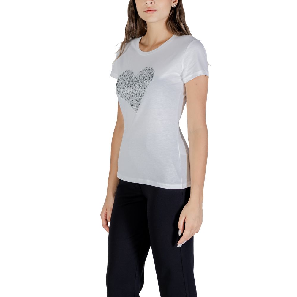 Liu Jo White Cotton T-Shirt | Regal Royce