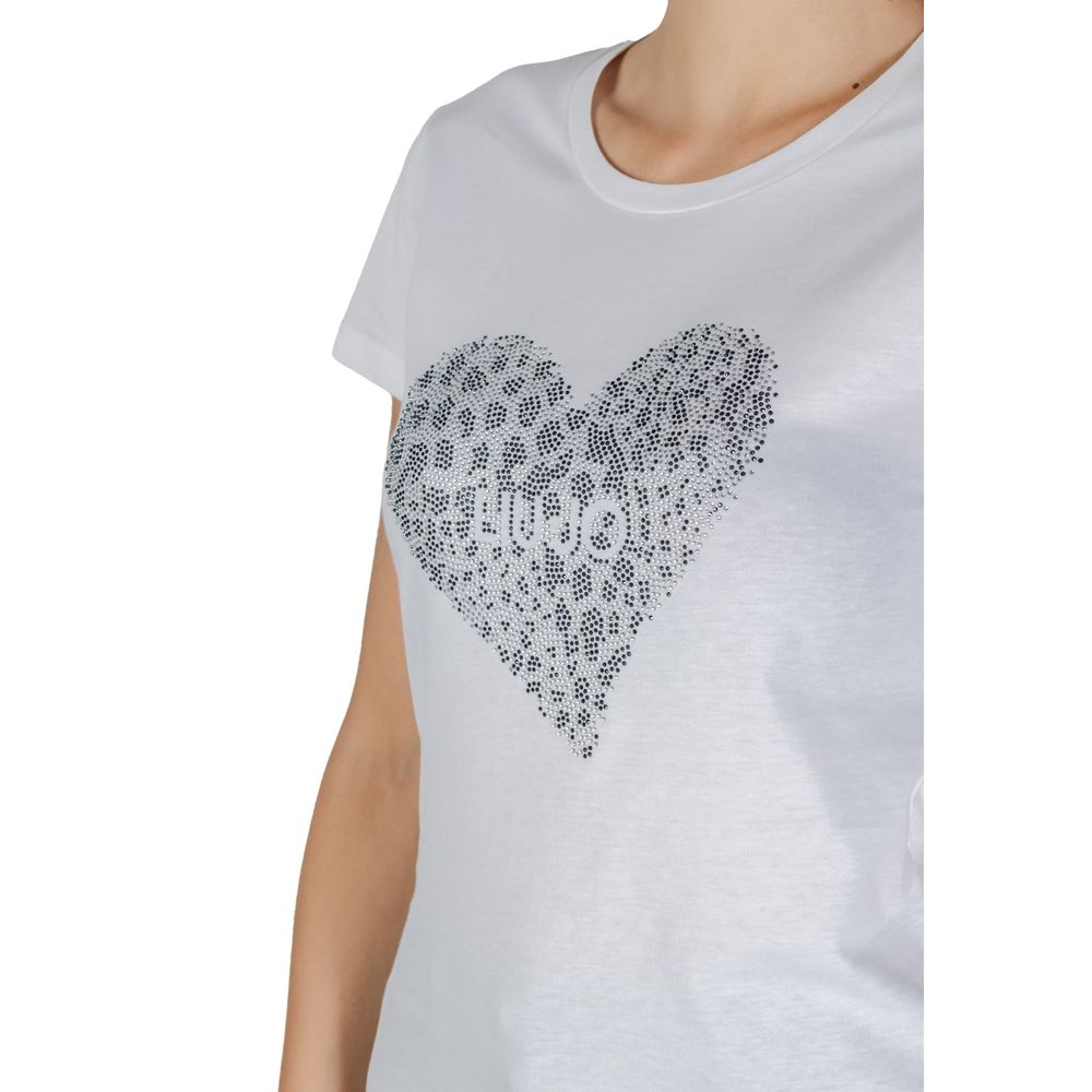 Liu Jo White Cotton T-Shirt | Regal Royce