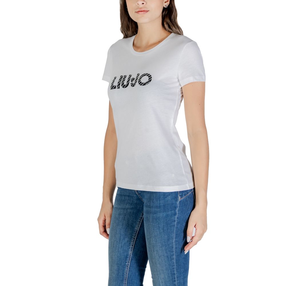 Liu Jo White Cotton T-Shirt | Regal Royce