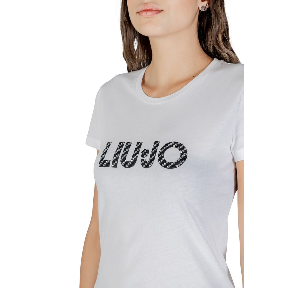 Liu Jo White Cotton T-Shirt | Regal Royce