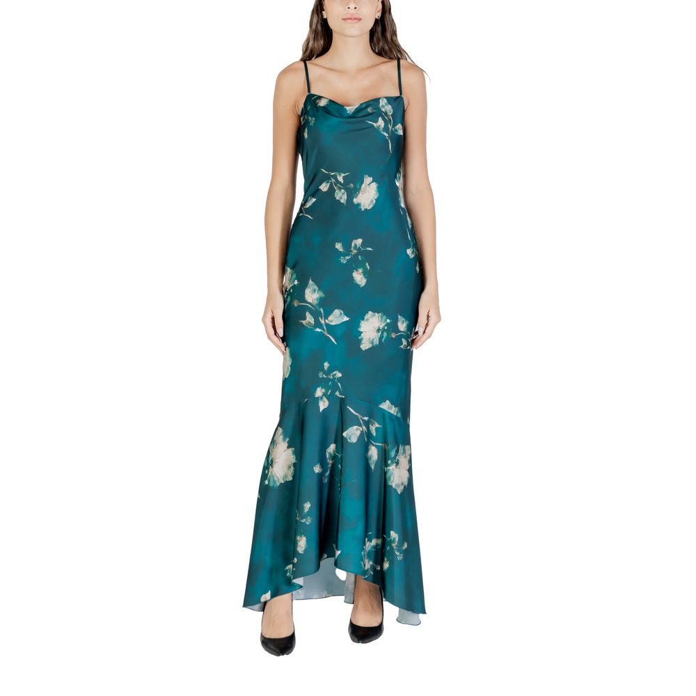 Rinascimento Bicolor Polyester Long Dress | Regal Royce