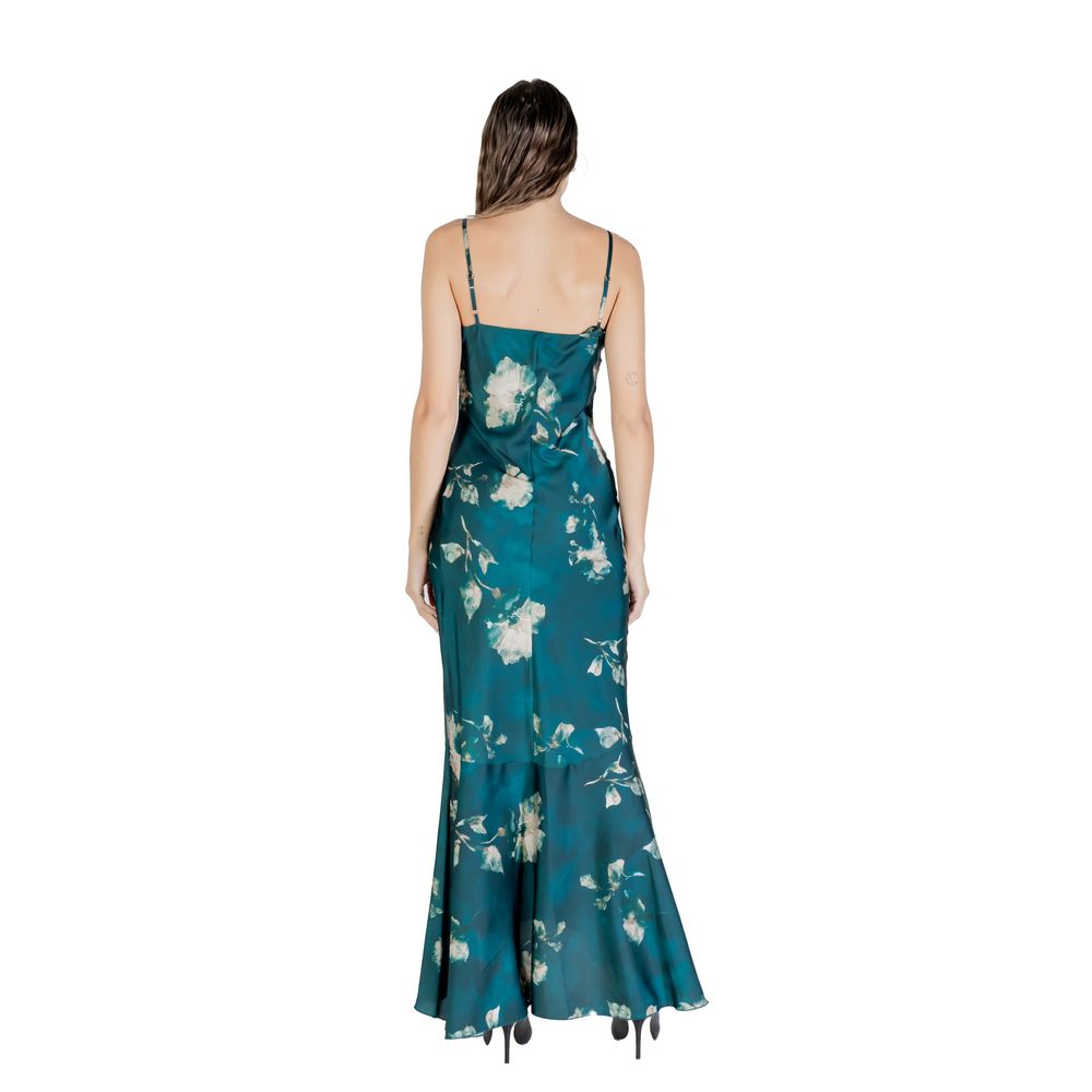 Rinascimento Bicolor Polyester Long Dress | Regal Royce