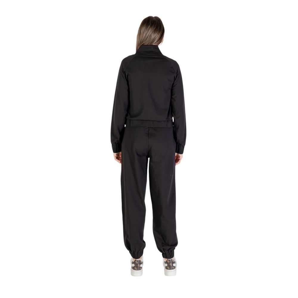 EA7 Emporio Armani Black Cotton Tracksuit | Regal Royce