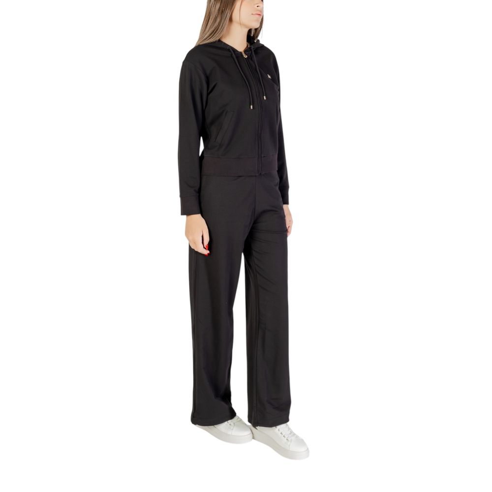 EA7 Emporio Armani Black Cotton Tracksuit | Regal Royce