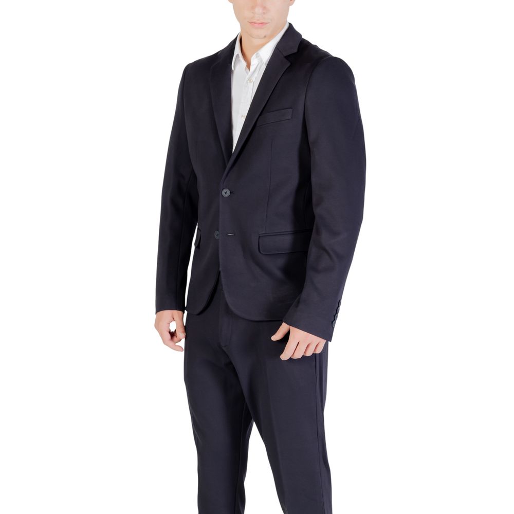 Antony Morato Blue Viscose Blazer | Regal Royce
